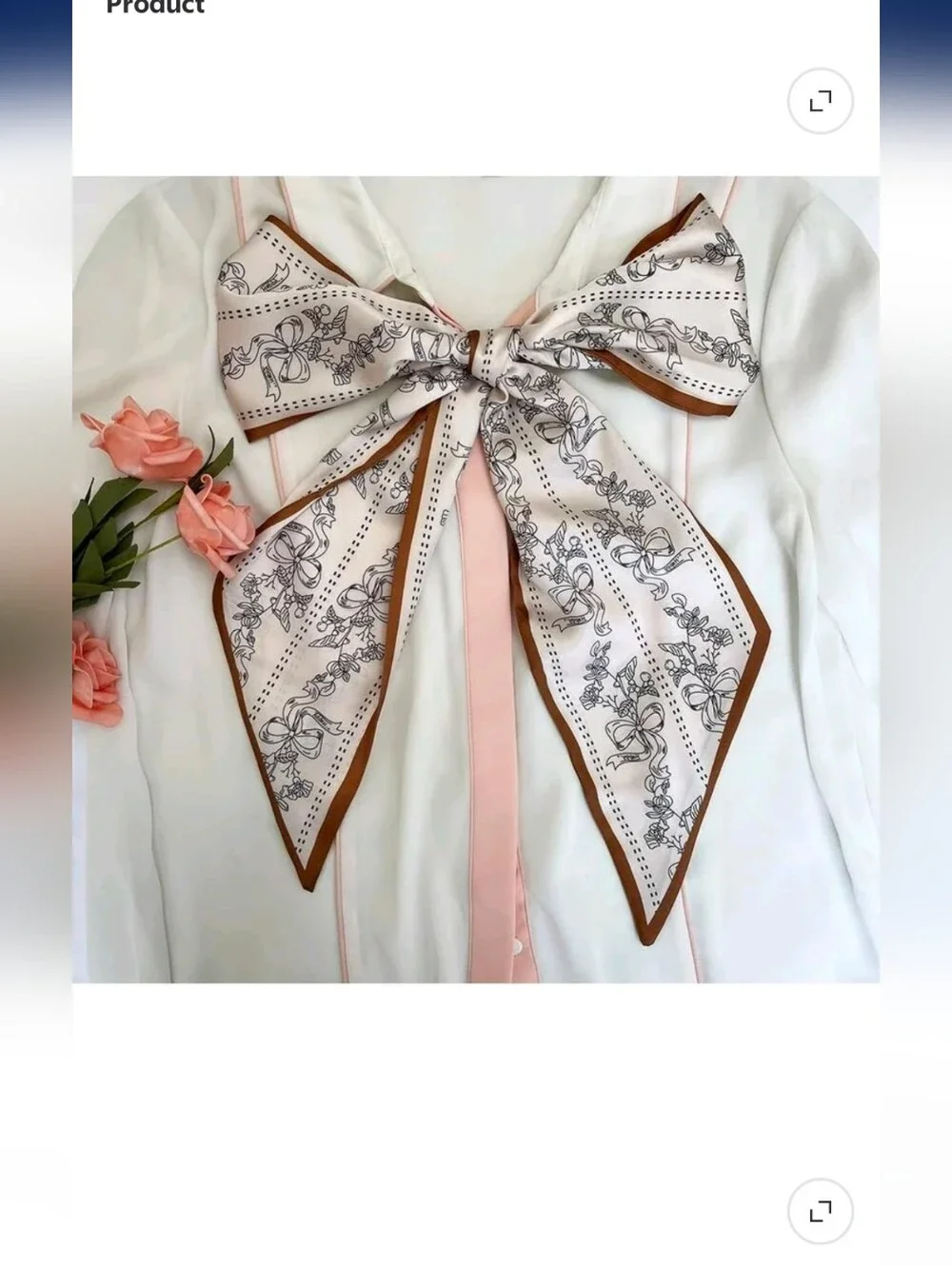 Silk Head Scarf Hair Fashion Women's Headwrap Lightweight Neck Tie (5.9 X 5.9)